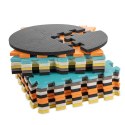 Mata edukacyjna piankowa puzzle zwierzątka kolorowa 114 x 114 cm 25 elementów folia Mata edukacyjna piankowa puzzle zwierzątka kolorowa 114 x 114 cm 25 elementów folia