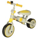 Rowerek trójkołowy TRIKE FIX V4 rower spacerówka rowerek biegowy 6w1 szary żółty Rowerek trójkołowy TRIKE FIX V4 rower spacerówka rowerek biegowy 6w1 szary żółty