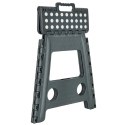 Stołek taboret składany antypoślizgowy 39cm ciemny szary Stołek taboret składany antypoślizgowy 39cm ciemny szary