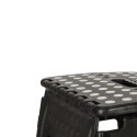 Stołek taboret składany antypoślizgowy 39cm czarny Stołek taboret składany antypoślizgowy 39cm czarny
