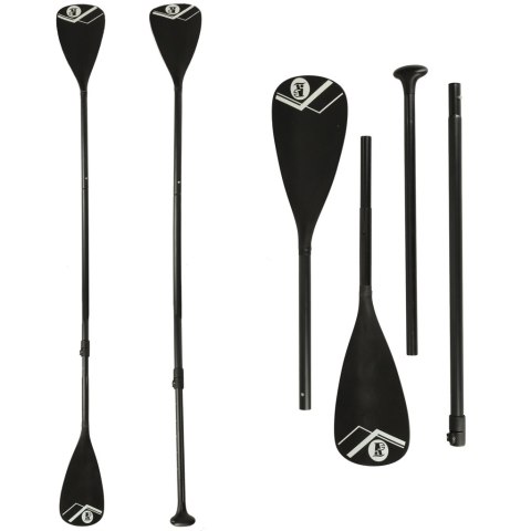 Wiosło kajakowe do deski SUP 2w1 składane aluminiowe regulowane 175 - 220 cm Wiosło kajakowe do deski SUP 2w1 składane aluminiowe regulowane 175 - 220 cm