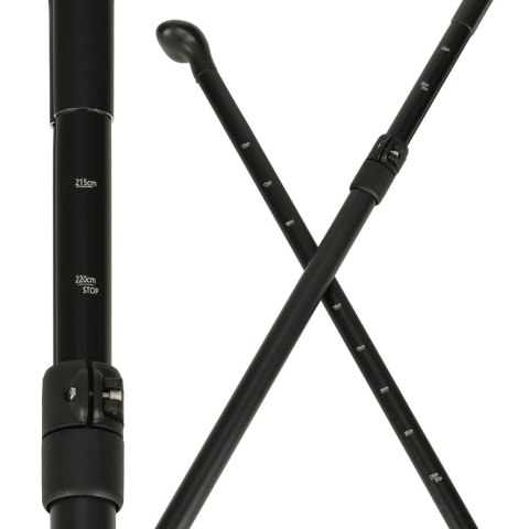 Wiosło kajakowe do deski SUP 2w1 składane aluminiowe regulowane 175 - 220 cm Wiosło kajakowe do deski SUP 2w1 składane aluminiowe regulowane 175 - 220 cm