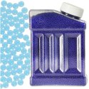 Kulki żelowe wodne hydrożelowe do pistoletu kwiatów niebieskie 250g 50 000szt. 7-8mm Kulki żelowe wodne hydrożelowe do pistoletu kwiatów niebieskie 250g 50 000szt. 7-8mm