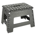 Stołek taboret składany antypoślizgowy 22cm ciemny szary Stołek taboret składany antypoślizgowy 22cm ciemny szary