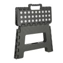 Stołek taboret składany antypoślizgowy 22cm ciemny szary Stołek taboret składany antypoślizgowy 22cm ciemny szary