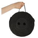 Krzesło składane taboret teleskopowy turystyczny przenośny czarny 200kg Krzesło składane taboret teleskopowy turystyczny przenośny czarny 200kg