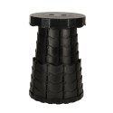 Krzesło składane taboret teleskopowy turystyczny przenośny czarny 200kg Krzesło składane taboret teleskopowy turystyczny przenośny czarny 200kg