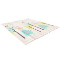 Mata edukacyjna piankowa dwustronna składana słonie alfabet 180 x 200 cm Mata edukacyjna piankowa dwustronna składana słonie alfabet 180 x 200 cm