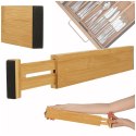 Organizer do szuflady bambusowy separator regulowany na sztućce narzedzia 43cm 1 sztuka Organizer do szuflady bambusowy separator regulowany na sztućce narzedzia 43cm 1 sztuka