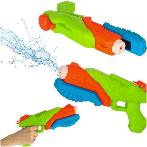 Pistolet na wodę wyrzutnia wodna 400ml zielony Pistolet na wodę wyrzutnia wodna 400ml zielony