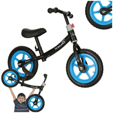 Rowerek biegowy Trike Fix Balance rower ultra lekki czarny Rowerek biegowy Trike Fix Balance rower ultra lekki czarny