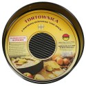 Tortownica forma do pieczenia z odpinanym rantem 24cm czarna Tortownica forma do pieczenia z odpinanym rantem 24cm czarna