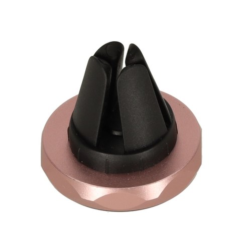 Uchwyt magnetyczny do telefonu holder samochodowy na kratkę wywiew różowy Uchwyt magnetyczny do telefonu holder samochodowy na kratkę wywiew różowy