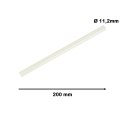 Klej na gorąco wkłady do pistoletu bezbarwny 11mm x 200mm 1kg Klej na gorąco wkłady do pistoletu bezbarwny 11mm x 200mm 1kg