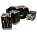 Markery dwustronne mazaki alkoholowe w etui 204 + podstawka Markery dwustronne mazaki alkoholowe w etui 204 + podstawka