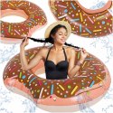 Kółko do pływania koło dmuchane BESTWAY 36188 donut brązowe 107cm Kółko do pływania koło dmuchane BESTWAY 36188 donut brązowe 107cm