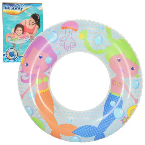 Kółko do pływania koło dmuchane syrenki 51cm BESTWAY 36113 Kółko do pływania koło dmuchane syrenki 51cm BESTWAY 36113
