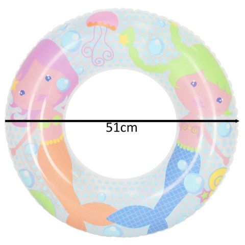 Kółko do pływania koło dmuchane syrenki 51cm BESTWAY 36113 Kółko do pływania koło dmuchane syrenki 51cm BESTWAY 36113