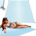 Mata plażowa koc na plażę sand free XXL 200x200cm Mata plażowa koc na plażę sand free XXL 200x200cm