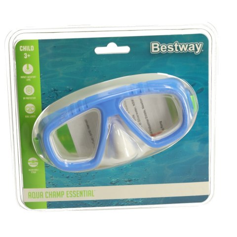 Okulary do pływania maska BESTWAY 22011 niebieskie Okulary do pływania maska BESTWAY 22011 niebieskie