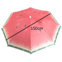 Parasol ogrodowy plażowy regulowany łamany 150cm arbuz UV Parasol ogrodowy plażowy regulowany łamany 150cm arbuz UV