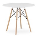 Stół TODI Okrągły 90cm - biały Stół TODI Okrągły 90cm - biały