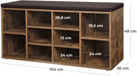 Szafka na Buty z Siedziskiem - LHS10BX Szafka na Buty z Siedziskiem - LHS10BX