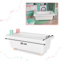 Domek dla lalek drewniany mebelki pastelowy 117cm Domek dla lalek drewniany mebelki pastelowy 117cm