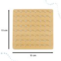 Geoboard geoplan drewniana układanka tworzenie kształtów z gumek Geoboard geoplan drewniana układanka tworzenie kształtów z gumek