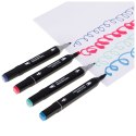 Markery dwustronne mazaki alkoholowe w etui 24 + podstawka Markery dwustronne mazaki alkoholowe w etui 24 + podstawka