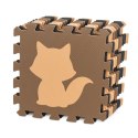 Mata edukacyjna piankowa puzzle beż 85 x 85 cm 9 elementów Mata edukacyjna piankowa puzzle beż 85 x 85 cm 9 elementów