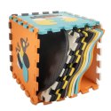 Mata edukacyjna piankowa puzzle zwierzątka kolorowa 114 x 114 cm 25 elementów Mata edukacyjna piankowa puzzle zwierzątka kolorowa 114 x 114 cm 25 elementów