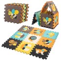 Mata edukacyjna piankowa puzzle zwierzątka kolorowa 85 x 85 cm 9 elementów Mata edukacyjna piankowa puzzle zwierzątka kolorowa 85 x 85 cm 9 elementów