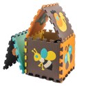 Mata edukacyjna piankowa puzzle zwierzątka kolorowa 85 x 85 cm 9 elementów Mata edukacyjna piankowa puzzle zwierzątka kolorowa 85 x 85 cm 9 elementów