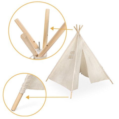 Namiot domek indiański dla dzieci tipi 135cm Namiot domek indiański dla dzieci tipi 135cm