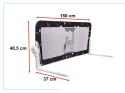 Barierka osłona ochronna do łóżka otwierana150cm czarna Barierka osłona ochronna do łóżka otwierana150cm czarna