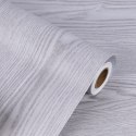 Folia rolka samoprzylepna okleina tapeta dąb srebrno-szary 1,22x50m Folia rolka samoprzylepna okleina tapeta dąb srebrno-szary 1,22x50m