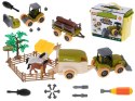 Gospodarstwo rolne farma traktor maszyny rolnicze zwierzęta zagroda konie + śrubokręt Gospodarstwo rolne farma traktor maszyny rolnicze zwierzęta zagroda konie + śrubokręt