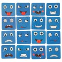 Gra edukacyjne wyzwania nauka emocji klocki drewniane Gra edukacyjne wyzwania nauka emocji klocki drewniane