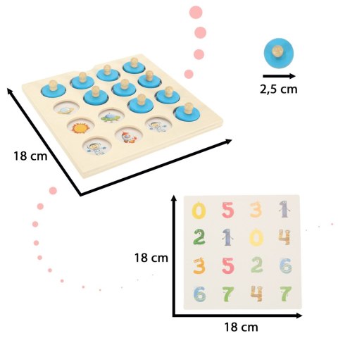 Gra planszowa memory montessori zestaw puzzle drewniane 4 karty Gra planszowa memory montessori zestaw puzzle drewniane 4 karty