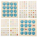 Gra planszowa memory montessori zestaw puzzle drewniane 4 karty Gra planszowa memory montessori zestaw puzzle drewniane 4 karty
