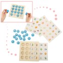 Gra planszowa memory montessori zestaw puzzle drewniane 4 karty Gra planszowa memory montessori zestaw puzzle drewniane 4 karty