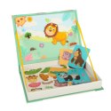 Książeczka magnetyczna układanka puzzle na magnes zwierzęta safari 47el. Książeczka magnetyczna układanka puzzle na magnes zwierzęta safari 47el.