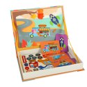Książeczka magnetyczna układanka puzzle z magnesem środki transportu Książeczka magnetyczna układanka puzzle z magnesem środki transportu