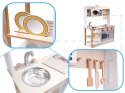 Kuchnia dla dzieci drewniana MDF LULILO KUKETO akcesoria 85cm Kuchnia dla dzieci drewniana MDF LULILO KUKETO akcesoria 85cm