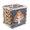 Mata edukacyjna piankowa puzzle brązowa 143 x 143 cm 36 elementów Mata edukacyjna piankowa puzzle brązowa 143 x 143 cm 36 elementów