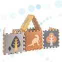 Mata edukacyjna piankowa puzzle brązowa 143 x 143 cm 36 elementów Mata edukacyjna piankowa puzzle brązowa 143 x 143 cm 36 elementów
