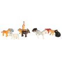 Figurki zwierzęta morskie dzikie zagrodowe dinozaury zestaw mix 48sztuk Figurki zwierzęta morskie dzikie zagrodowe dinozaury zestaw mix 48sztuk