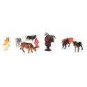 Figurki zwierzęta morskie dzikie zagrodowe dinozaury zestaw mix 48sztuk Figurki zwierzęta morskie dzikie zagrodowe dinozaury zestaw mix 48sztuk