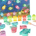 Gra drewniana rybki łowienie rybek na magnes montessori Gra drewniana rybki łowienie rybek na magnes montessori
